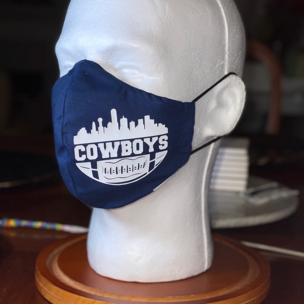 Cowboys face mask